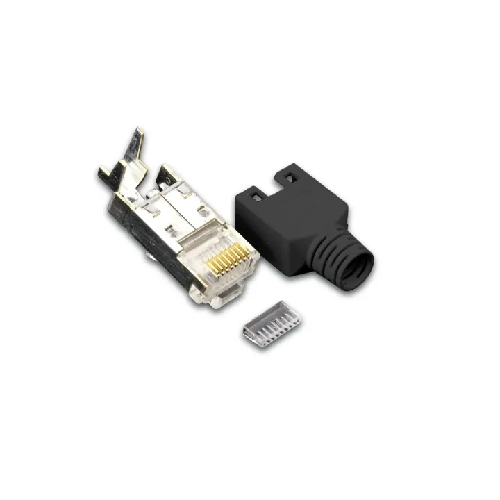 Wirewin Connecteur RJ45 Hirose TM11 50 Pièce-s, Noir