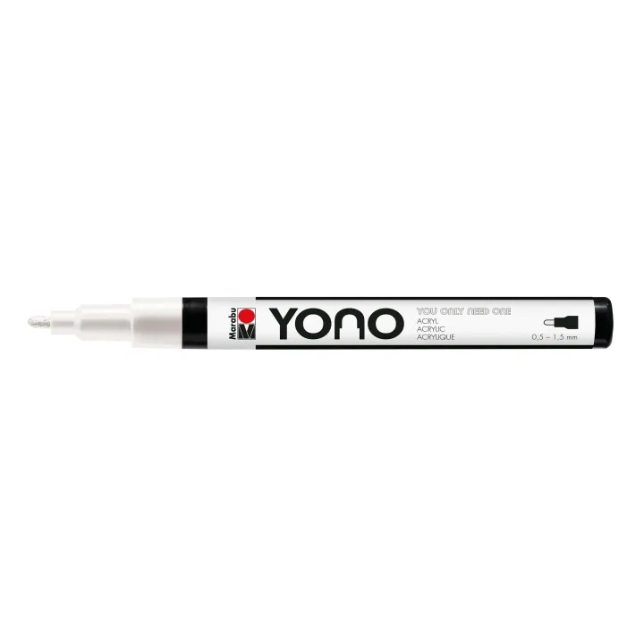 Marabu Marqueur acrylique YONO 0.5 - 1.5 mm Blanc