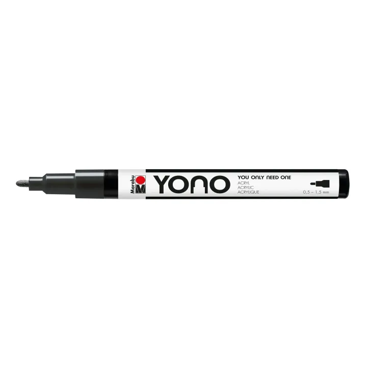 Marabu Marqueur acrylique YONO 0.5 - 1.5 mm Noir