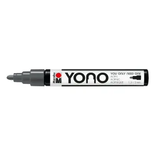 Marabu Marqueur acrylique YONO 1.5 - 3 mm Gris foncé