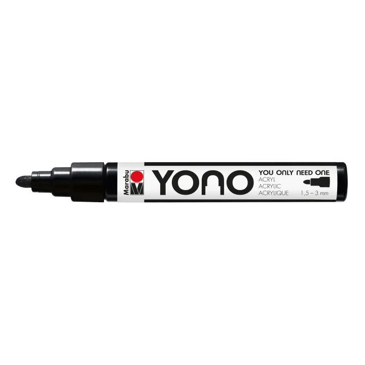 Marabu Marqueur acrylique YONO 1.5 - 3 mm Noir