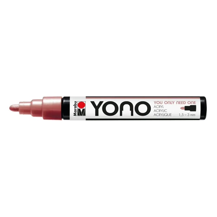 Marabu Marqueur acrylique YONO 1.5 - 3 mm Or rose