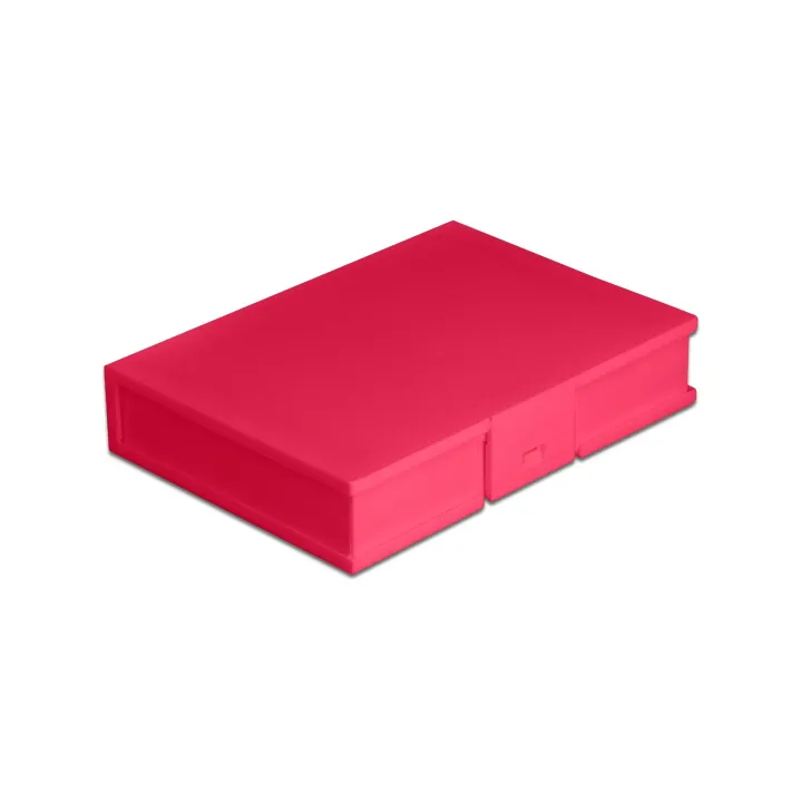 Delock Boîtier de protection pour HDD 3.5″ rouge
