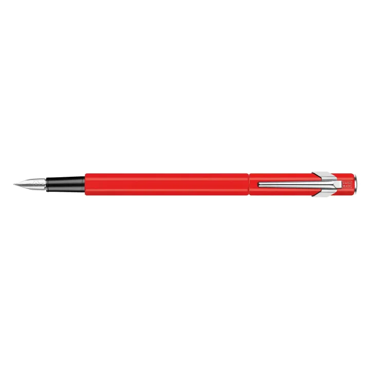 Caran dAche Stylo plume 849 Classic Line moyen (M), Rouge