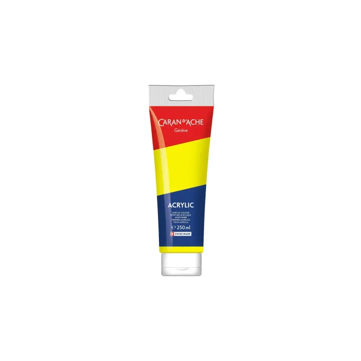 Caran dAche Peinture acrylique 250 ml, Jaune