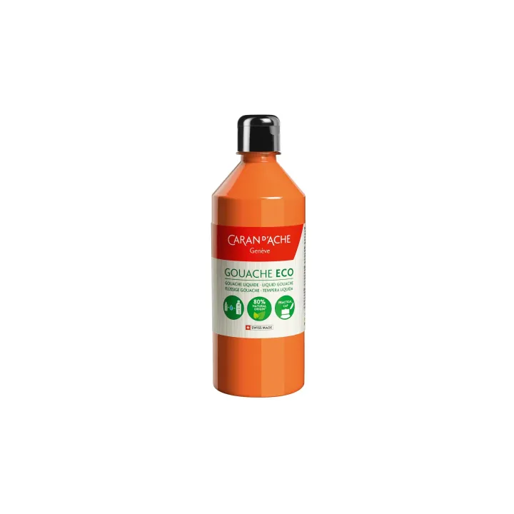 Caran dAche Peinture à l’eau Gouache ECO 500 ml, Orange