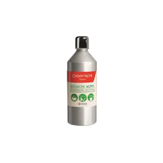 Caran dAche Peinture acrylique Gouache 500 ml, Argenté