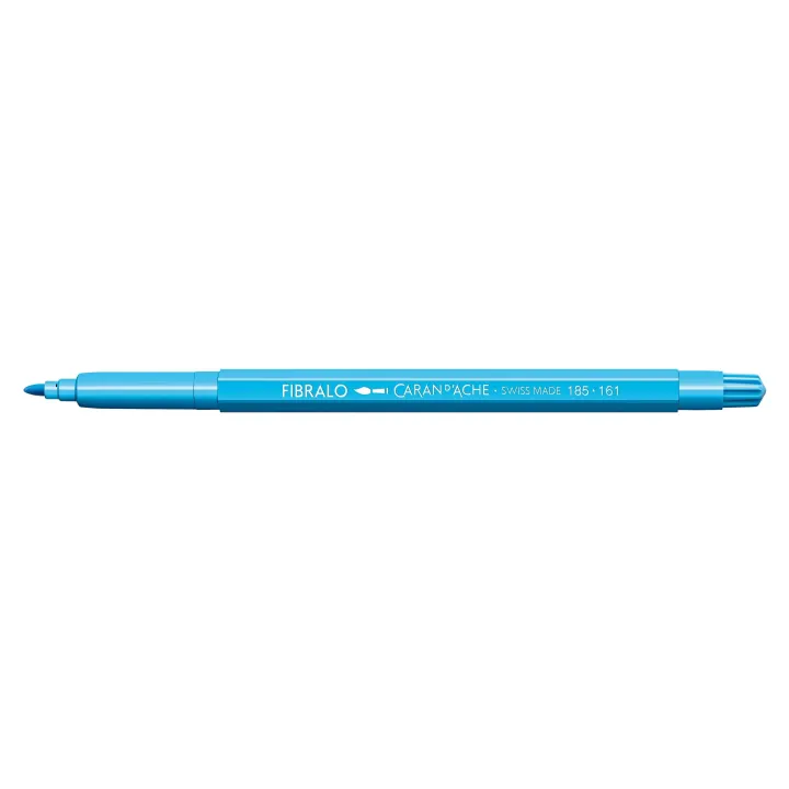 Caran dAche Crayon feutre Fibralo 1 pièce, bleu clair