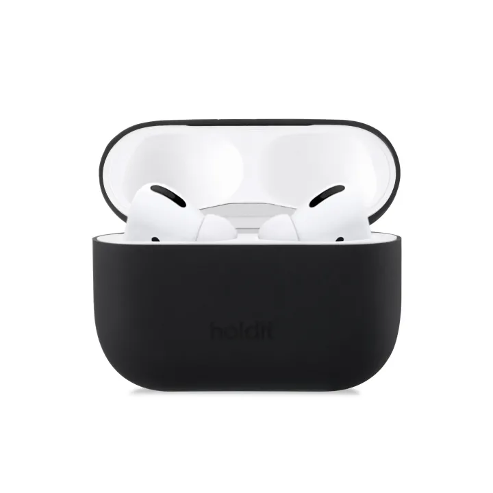 Holdit Mallette de transport Silicone AirPods Pro Noir