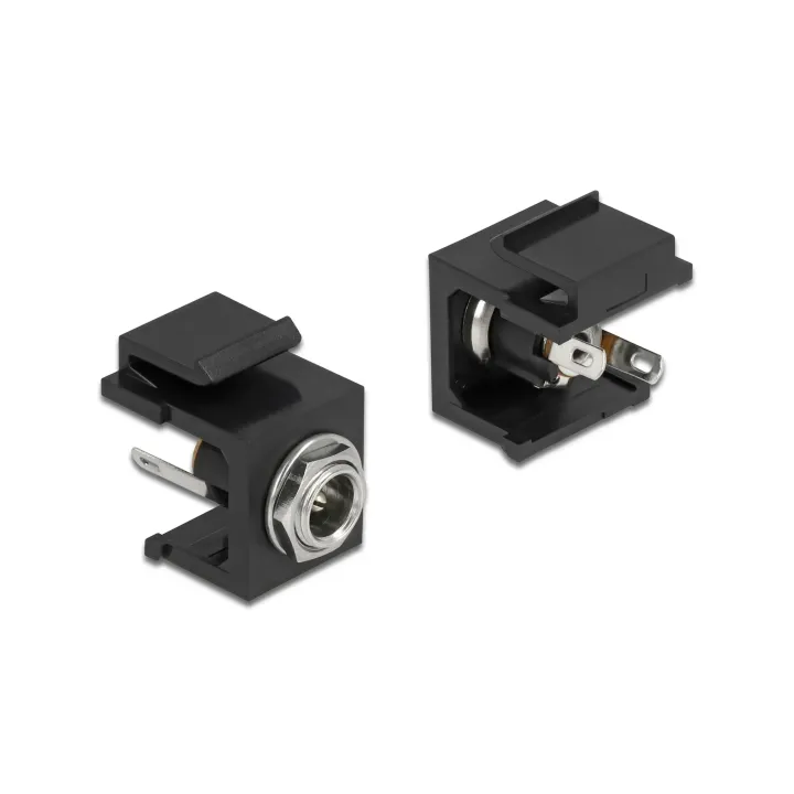 Delock Module Keystone DC 5.5 x 2.5 mm femelle noir