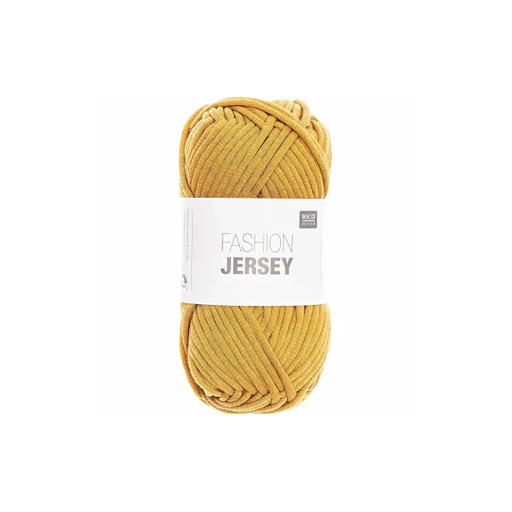 Rico Design Laine Fashion Jersey 50 g Jaune moutarde