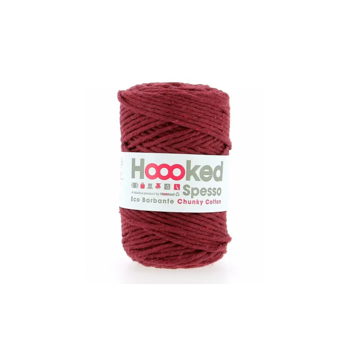 Hoooked Laine Spesso Chunky Macramé Rope 500 g Berry