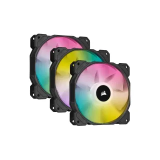 Corsair Ventilateur PC iCUE SP120 RGB ELITE Performance PWM 3-Pack