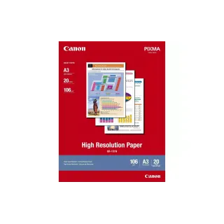 Canon Papier photo HR-101N High Resolution A3 106 g-m² 20 Pièce-s