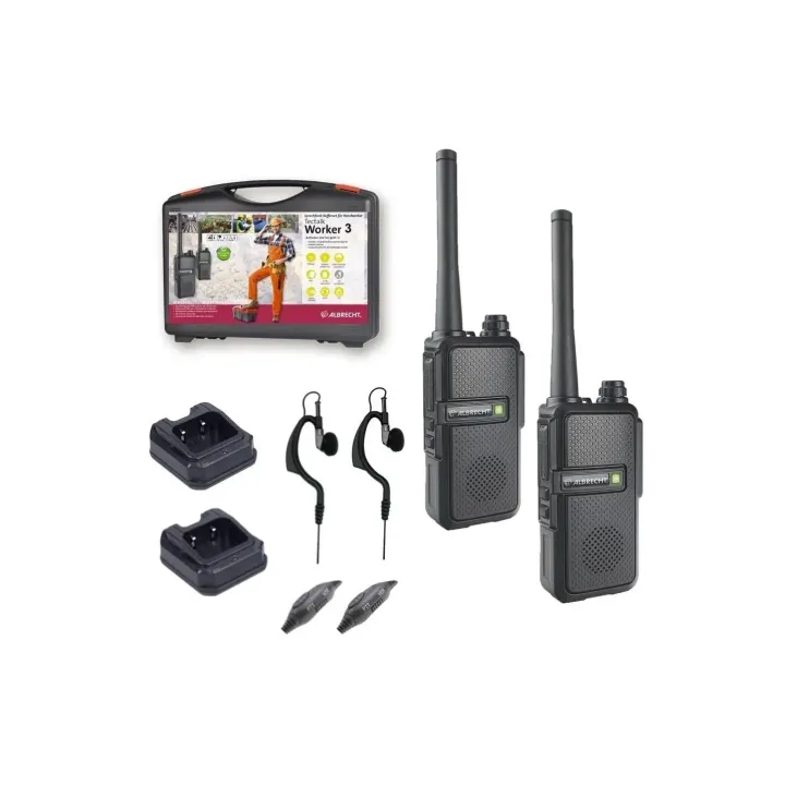 Albrecht Kits d’appareils radio Tectalk Worker 3 ensemble de 2