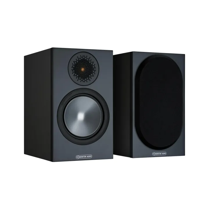 Monitor Audio Paire d’enceintes d’étagère Bronze 50 Noir