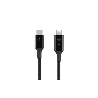 Belkin Câble chargeur USB Boost Charge LED USB C - Lightning 1.2 m