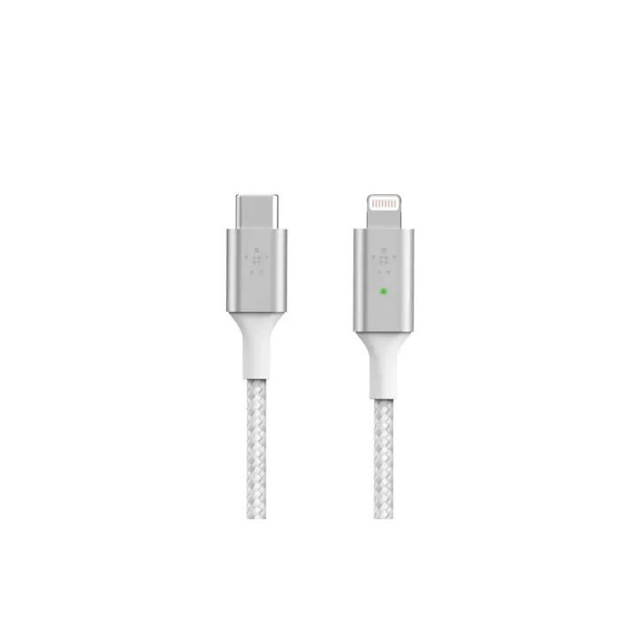 Belkin Câble chargeur USB Boost Charge LED USB C - Lightning 1.2 m