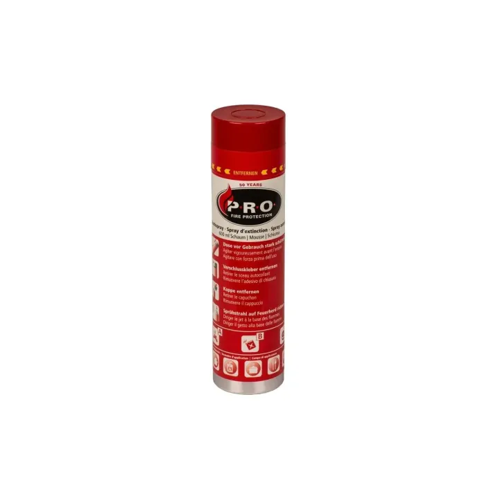 PRO Extincteurs Mousse, 600 ml, 720 g Classe de feu ABF