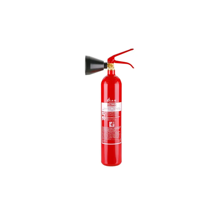 Gloria Extincteurs CO2 Classe de feu C, 2 kg