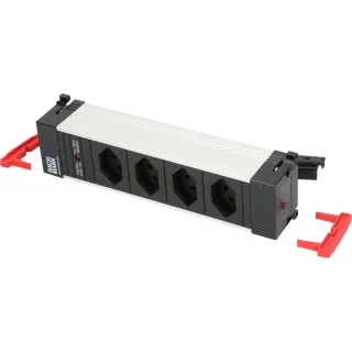 Bachmann Bloc multiprises d’encastrement POWER FRAME 4x T13