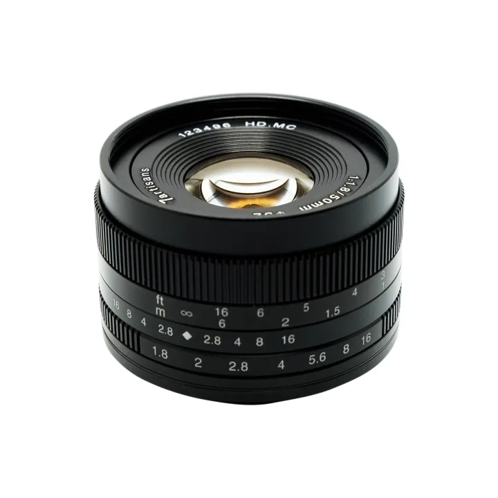 7Artisans Longueur focale fixe 50mm F-1.8 – Fujifilm X-Mount