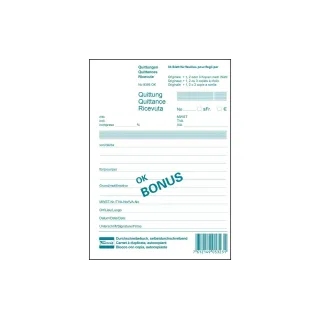 Favorit Bloc autocopiant 149 x 209 mm Bonus de recettes, 84 feuilles