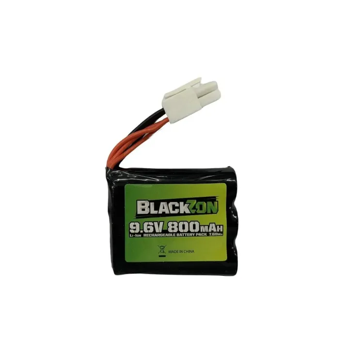 Blackzon Batterie RC Li-Ion 800 mAh 9.6 V pour BlackZon Warrior