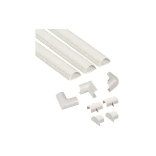 STEFFEN Goulotte D-Line 30 x 15 mm, 1 m, Blanc