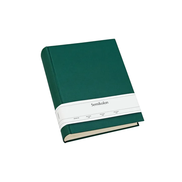 Semikolon Album photo Classic Large 24.5 cm x 30.5 cm Vert foncé