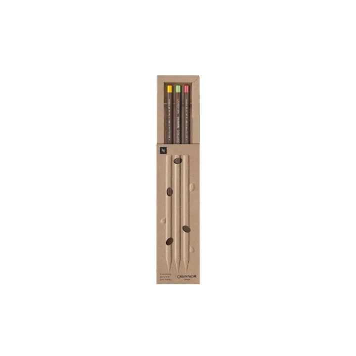 Caran dAche Crayon Swiss Wood Nespresso HB, jeu de 3