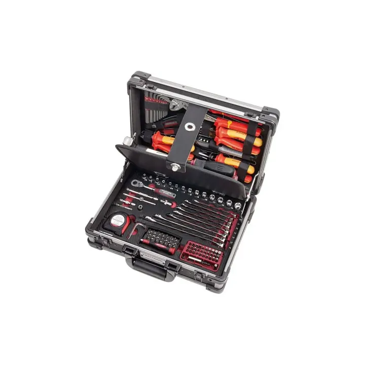 Kraftwerk Coffret à outils Profi-Alu VDE 1-4, 123 pièces