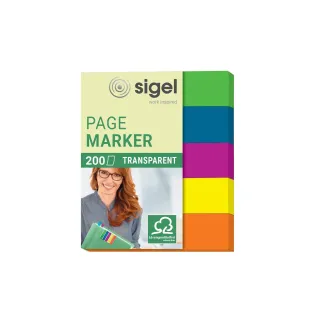 Sigel Marque-page Mini 200 pièces, multicolore