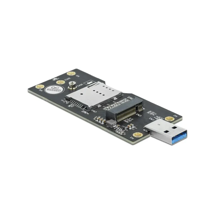 Delock Boîtier externe USB 3.0 à M2 avec prise SIM