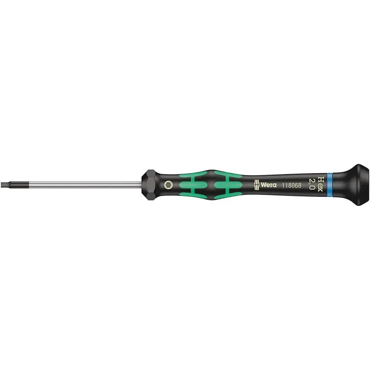 Wera Tournevis 2054 Hex-Plus 2.0 x 60 mm Six pans creux