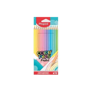 maped Crayons de couleur Color Peps pastel 12 pièces