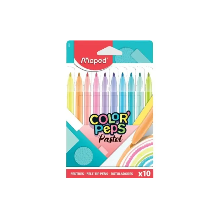 maped Crayon feutre Color Peps Pastel 10 stück