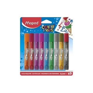 maped Crayon à paillettes Color Peps 9 pièces