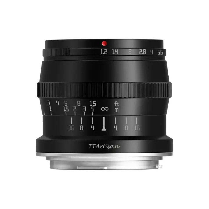 TTArtisan Longueur focale fixe APS-C 50mm F-1.2 – Sony E-Mount