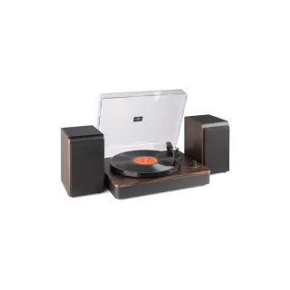 Audizio Tourne-disque Bluetooth RP330D Brun foncé