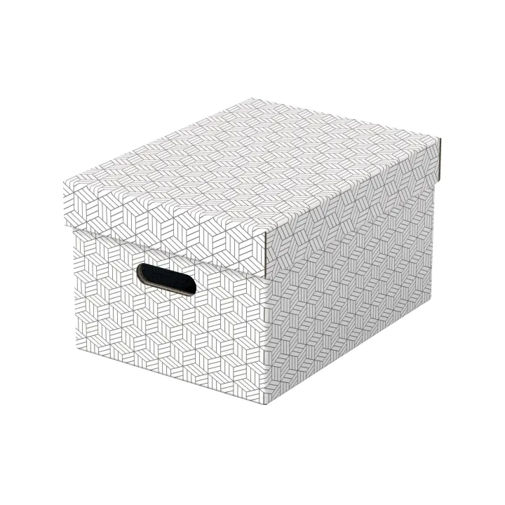 Leitz Boîte de rangement Esselte Home M Moyen, 3 pièces, Blanc