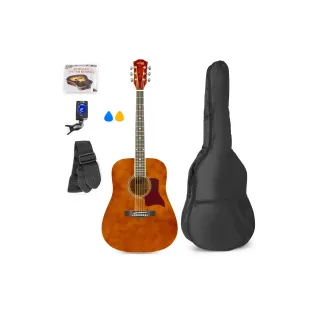 MAX Guitare occidentale SoloJam Set Dark Natural