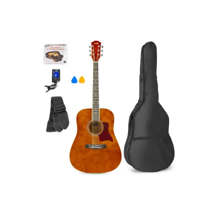 MAX Guitare occidentale SoloJam Set Dark Natural