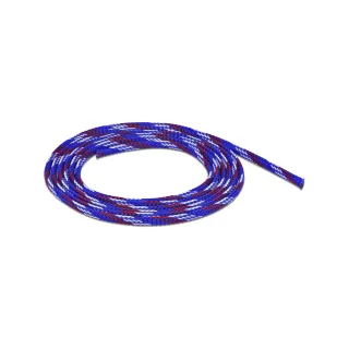 Delock Gaine de câble extensible, 2 m x 6 mm Bleu Rouge Blanc