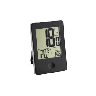 TFA Dostmann Thermomètre radio POP Noir