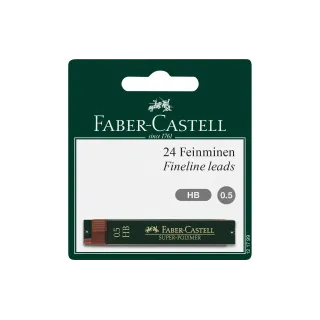 Faber-Castell Mine de crayon Feinmine Super Polymer 0.5 mm, Noir