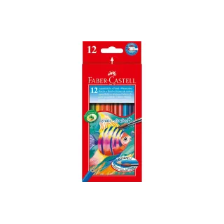 Faber-Castell Crayons de couleur Classic 12 pièces