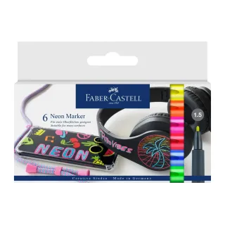 Faber-Castell Surligneur Neon Multicolore