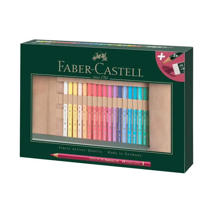 Faber-Castell Crayons de couleur Polychromos 34 pièces