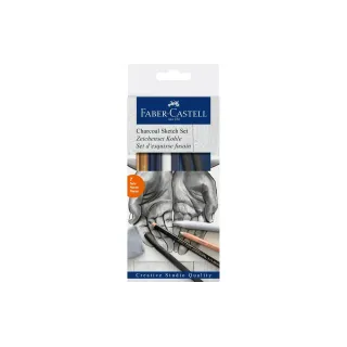 Faber-Castell Charbon à dessin Charcoal 7 pièces